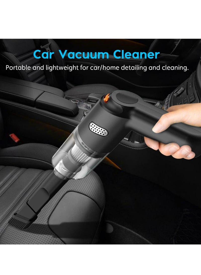SYOSI - Car Handheld Vacuum, Cordless Handheld Vacuum Cleaner with Low Noise, Portable Rechargeable Car Vacuum, 10000PA Powerful Suction for Travel, RV Camper Car and Home - Image 1
