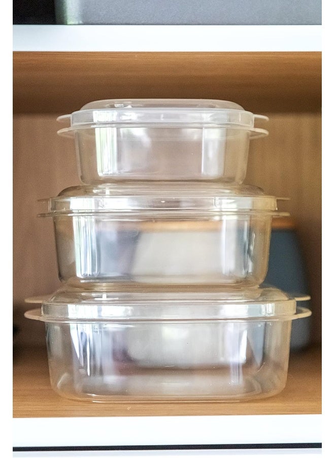Kitchen Craft Kitchencraft Microwave Casserole Three Piece Set, Display Boxed - Image 1