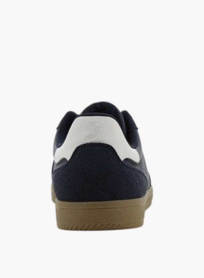 SJ Men's Perforated Sneakers with Lace-Up Closure - 637602-553 - Image 4