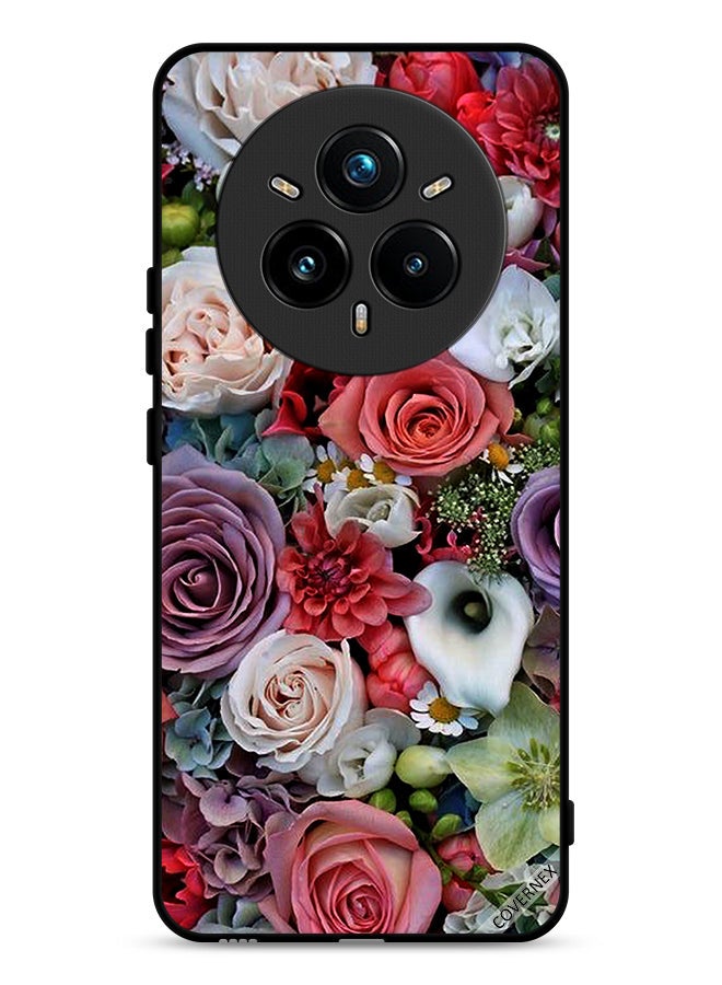 Covernex غطاء حماية لجهاز Realme 14 Pro 5G مزخرف بالورود