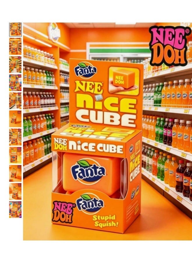NeeDoh Nice Cube -Sensory Squeeze Toy with Super Solid Squish - 2.25" Cube - Image 5