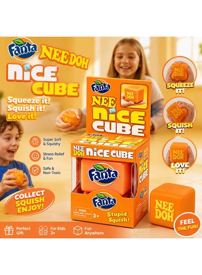 NeeDoh Nice Cube -Sensory Squeeze Toy with Super Solid Squish - 2.25" Cube - Image 2
