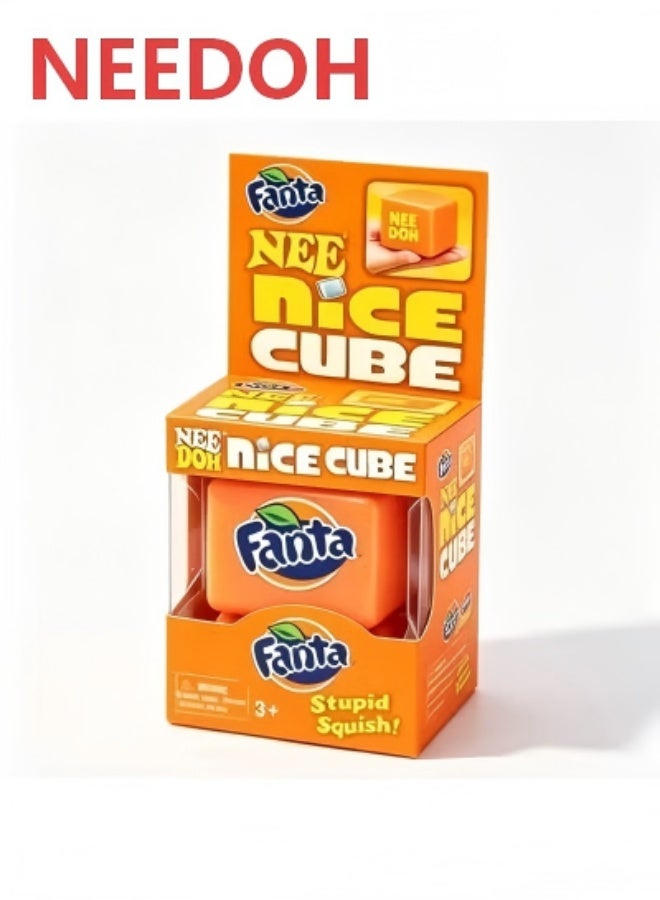NeeDoh Nice Cube -Sensory Squeeze Toy with Super Solid Squish - 2.25" Cube - Image 3