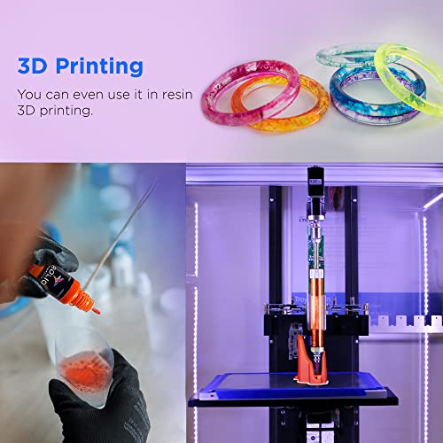 Rolio Pigments Resin Liquid Pigment Transparent Colors - 24 Vibrant Colors for Epoxy Resin, 3D Printer, Jewelry Making, Paint, Art Works, DIY Crafts - 0.33 oz/10 ml Each - Image 5