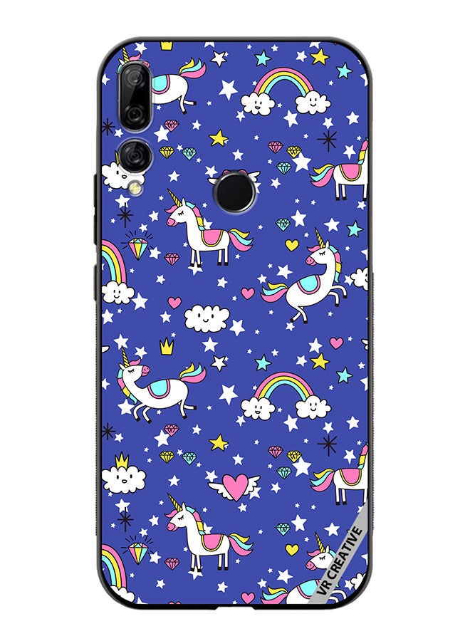 VR CREATIVE Protective Case Cover For Huawei Y9 Prime 2019 Unicorns Design Multicolour - Image 1