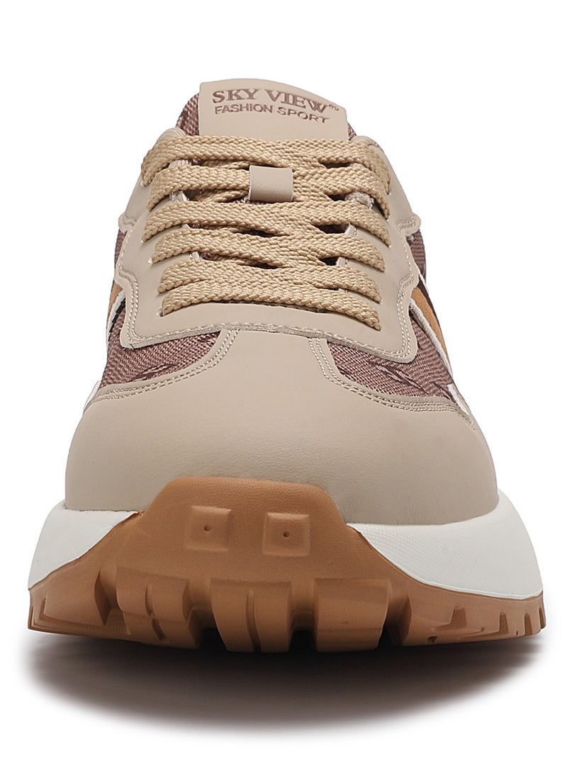 سكاي فيو أحذية كاجوال أنيقة للرجال أحذية مشي أنيقة للرجال بنعل ناعم غير قابل للانزلاق أحذية كاجوال مريحة وجيدة التهوية - Image 3