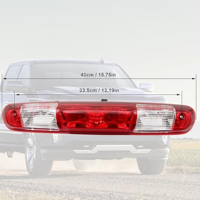 FZJDSD 3Rd Third Brake Light Led Cargo Lamp High Mount Stop Light Compatible With Chevy Silverado Gmc Sierra 1500Hd 2500Hd 3500Hd 2007 2008 2009 2010 2011 2012 2013 Replace 25890530 - Image 3