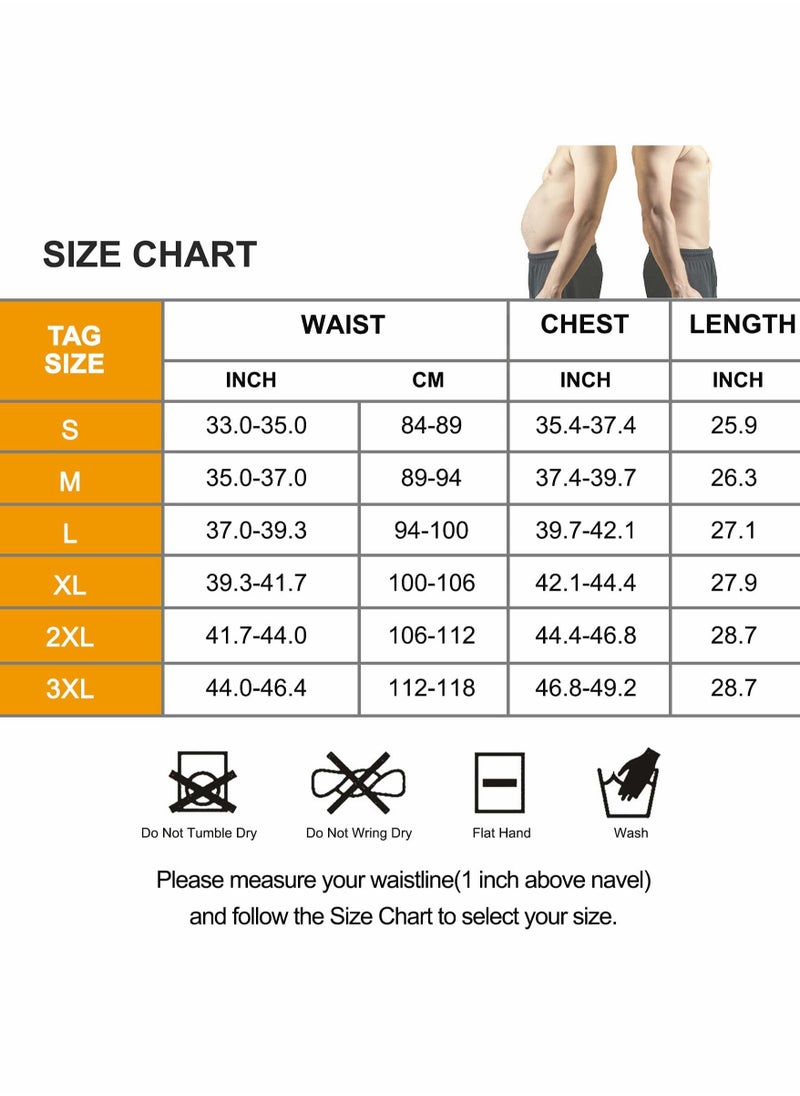 Generic - Men's Sauna Vest and Waist Trainer for Effective Weight Loss and Slimming Workout, Neoprene Design for Enhanced Sweat and Support(Size: XL) - Image 1