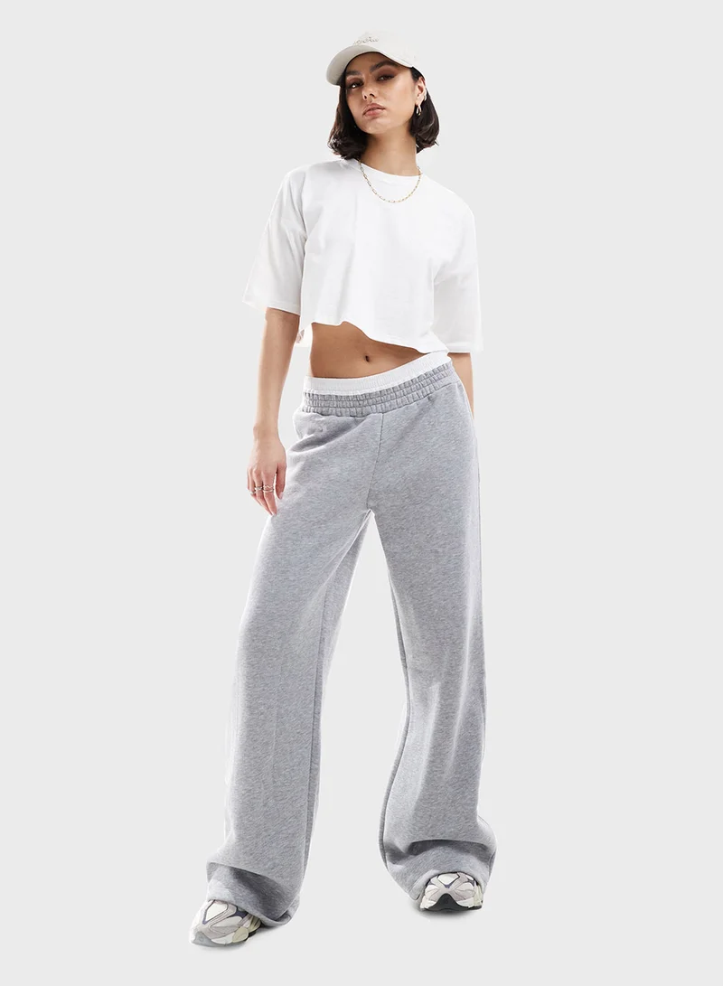 مس سيلفريدج 2 Pack Cropped Crew Neck T- Shirt