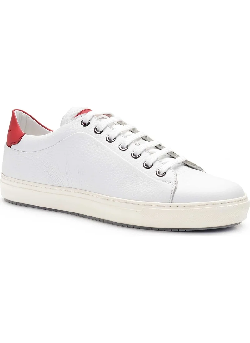 Nevzat Onay White Red Laced Men's Shoes -11679-