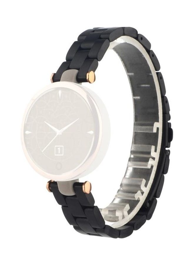 NIBEMINENT Replacement Strap For Garmin Lily Black - Image 1
