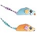 Catstages Catnip Chew Mice 2 Pack Interactive Dental Cat Chew Toy that Helps Clean Teeth Mouse Multicolored - Image 3