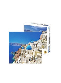 1000 Piece Jigsaw Puzzle for Kids and Adults (Aegean Sea, Santorini, Greece)