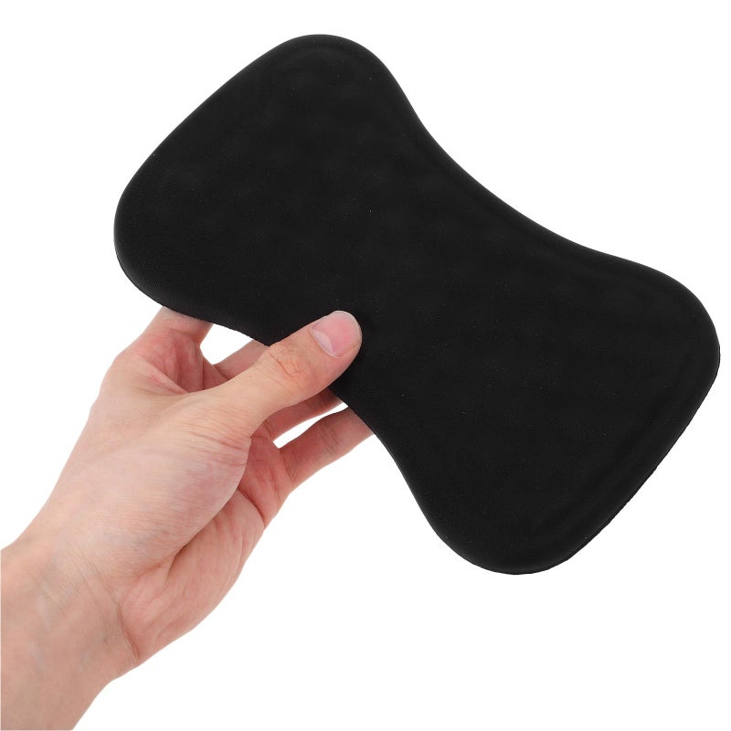 Ergonomic Memory Foam Wrist Rest for Keyboard and Mouse with Anti Slip Base Black - Image 5