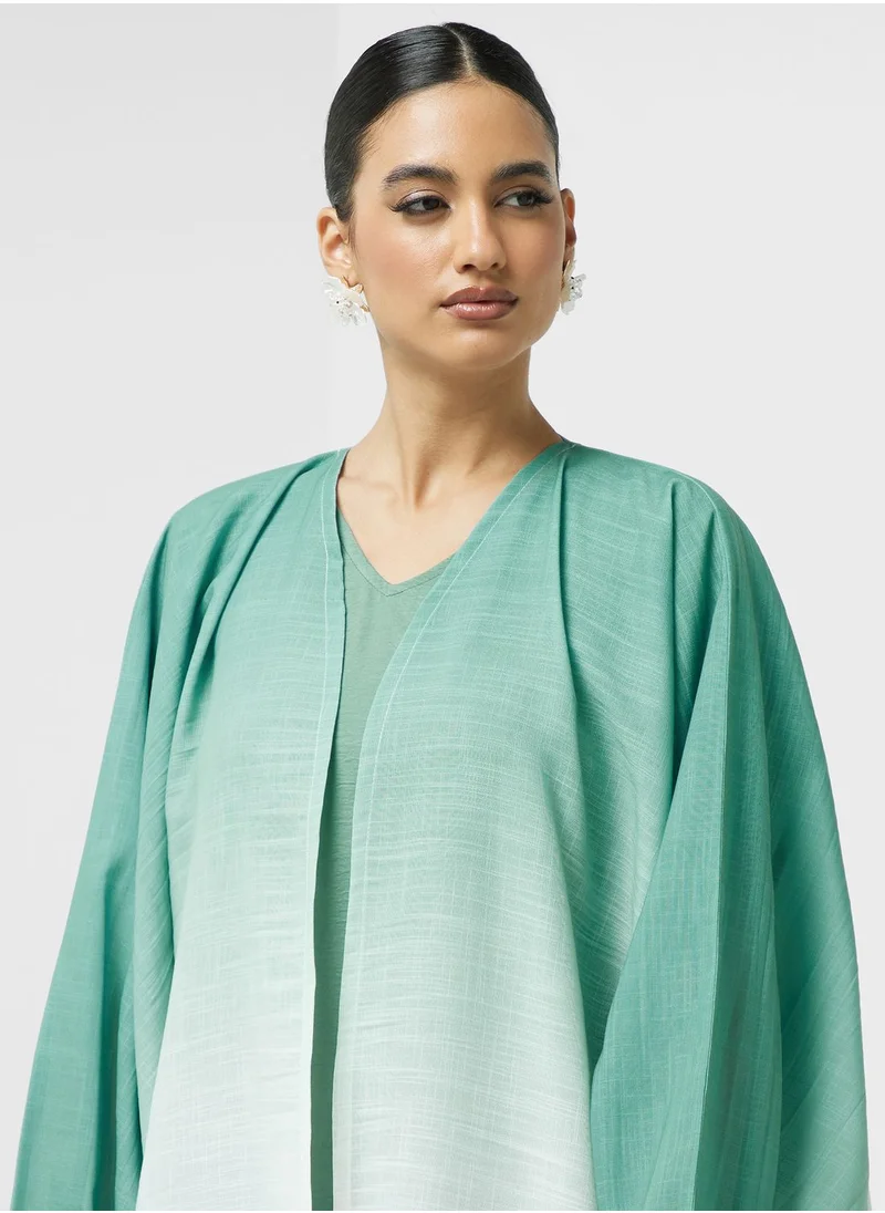 hayas closet Colorblock Abaya