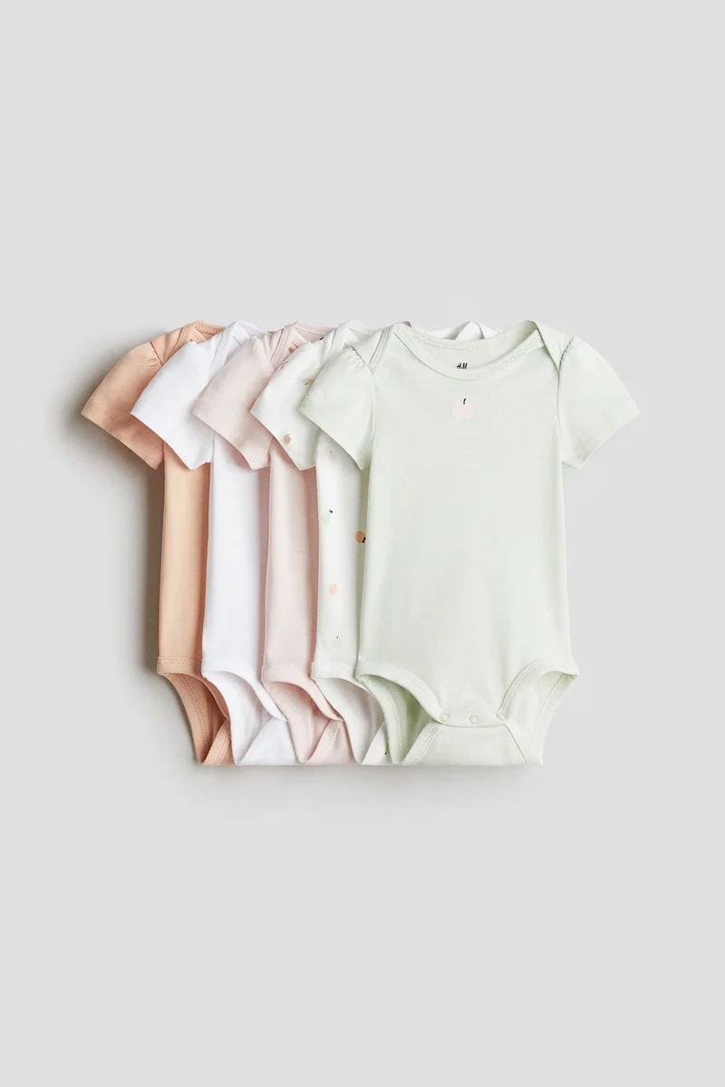 اتش اند ام 5-pack cotton bodysuits