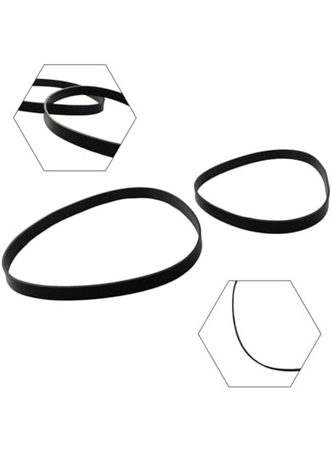 2 Pack Anti Slip Rubber Tires Replacement For 12 Inch Band Saw Scroll Wheel - Image 3