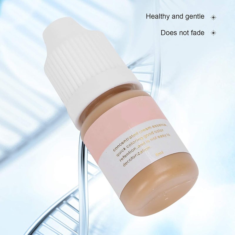 klarako Permanent Makeup Tattoo Inks, Professional Microblading Pigment Lip Eyebrow Tattoo Color Correction Pigment Ink 8ml(China Yellow) China Yellow - Image 4