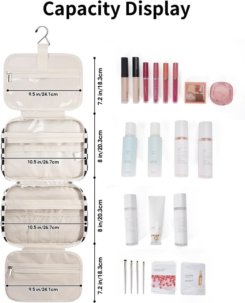 Narwey Travel Hanging Toiletry Bag Women Makeup Bag Organizer Toiletry Accessories Toiletry Bag - Image 4