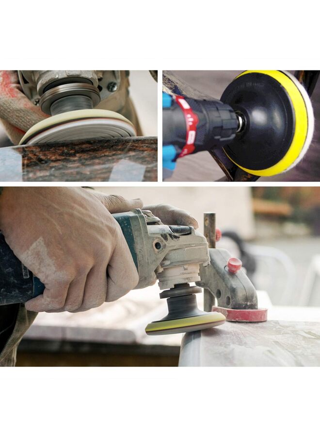 12 قطعة من وسادات تلميع الماس، رطبة/جافة، لحجر الجرانيت، حبيبات من 50 إلى 6000، للمثقاب، والطاحونة، وآلة التلميع - للخرسانة، والرخام، والحجر، وأسطح الكوارتز - Image 5