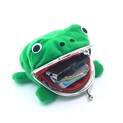 AIYAYI Anime Frog Wallet,Frog Coin Wallets Frog Coin Purse for Halloween Cosplay Themed Party Gift - Image 3