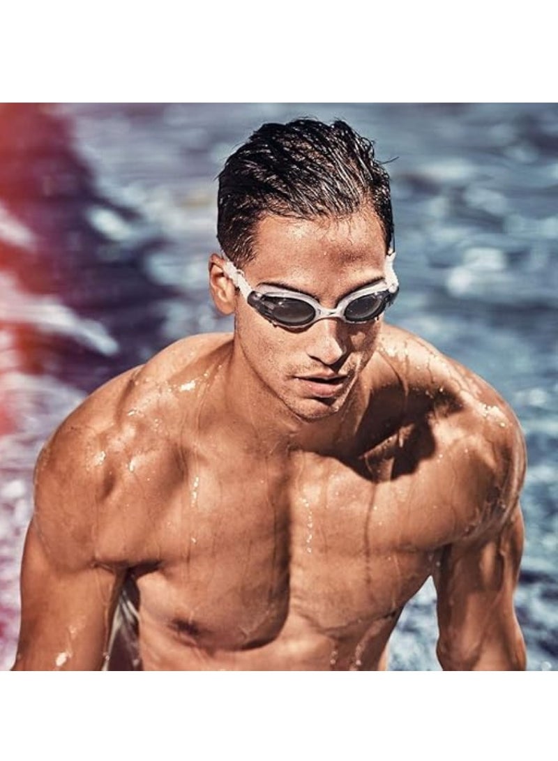 ممز بلانيت نظارات سباحة، نظارات سباحة للمياه المفتوحة مضادة للضباب وحماية من الأشعة فوق البنفسجية، لا تسرب، رؤية واضحة، نظارات سهلة التعديل للبالغين والرجال والنساء والأطفال- نظارات سباحه -معدات سباحه -اكسسوارات سباحه -مستلزمات سباحه-العاب مائيه - Image 4