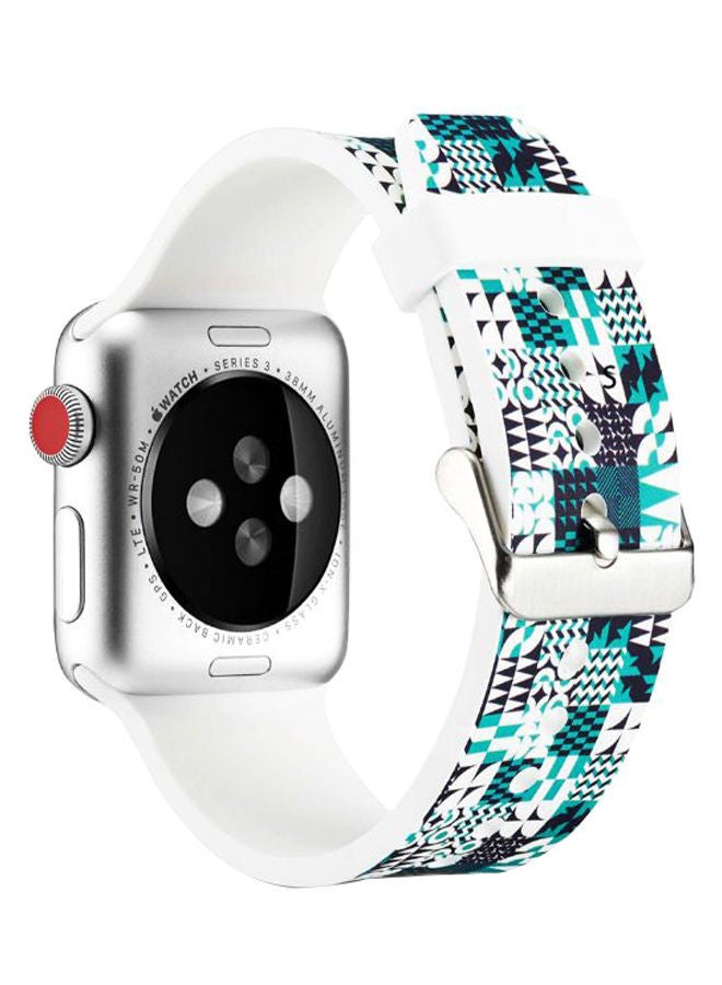NIBEMINENT Replacement Band For Apple Watch Series 4/3/2/1 Multicolour - Image 2