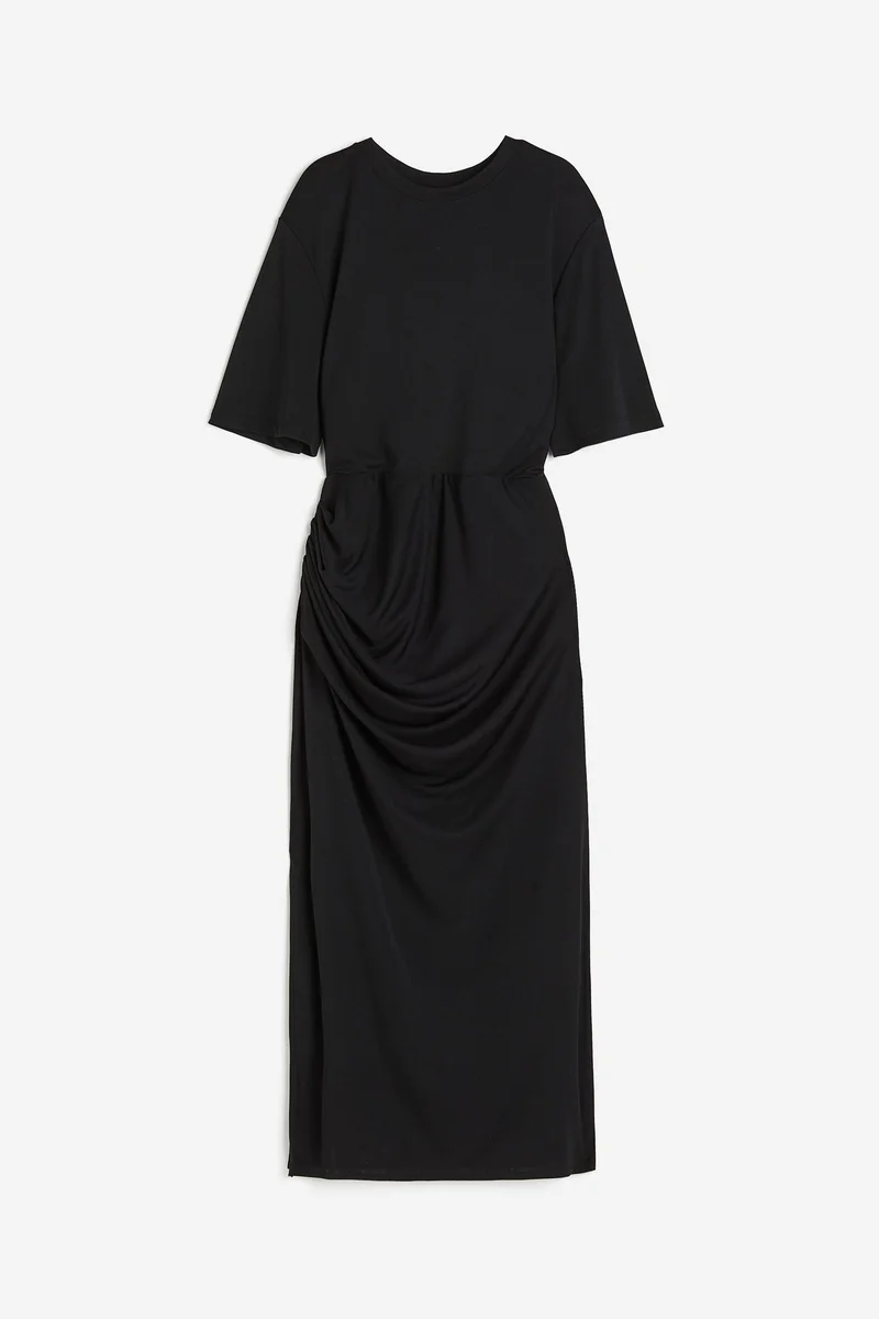 H&M Draped Knitted Dress