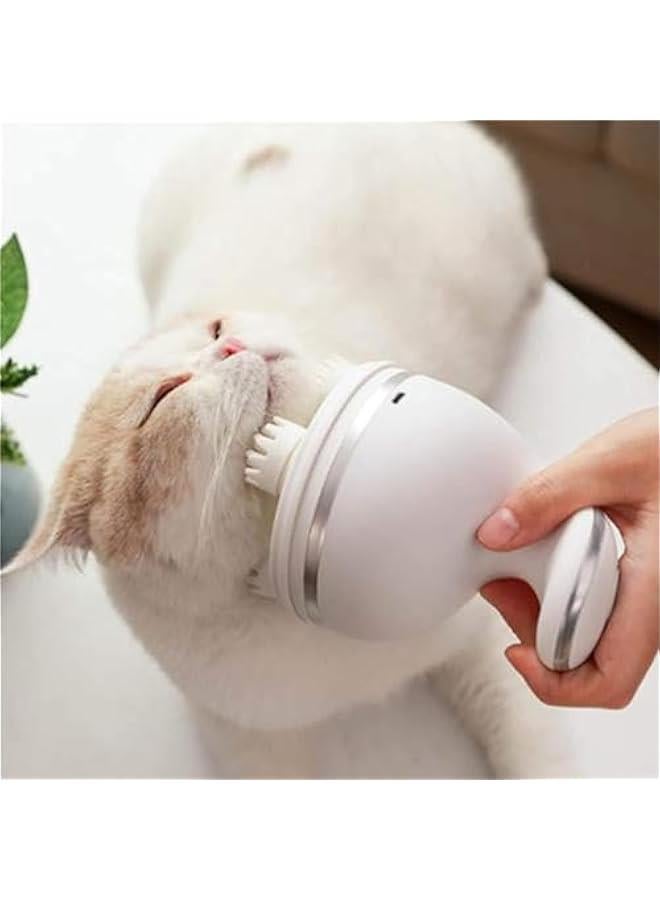 TRASSLE Electric Scalp Massager, Portable Deep Scalp Massager with 4 Replacement Tissue Kneading Nodes, Cordless Head Massager Handheld for Head Neck Back, Versatile Pet Massager  - Image 3