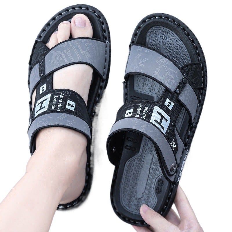 Sandals Men'S Summer Outfit Casual Lightweight Dual-Use Wading Driving Men'S Slippers Boys Beach Sandals Summer - Image 5