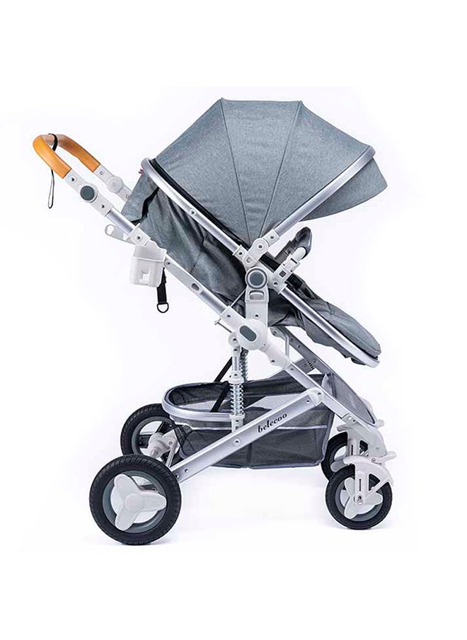 belecoo Belecoo 5 Gray - 3 In 1 Lite Pram  - Image 3