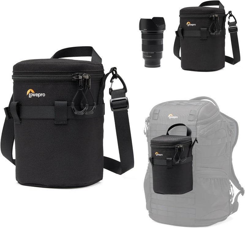Lowepro ProTactic LCS 11 x 18 III Camera Lens Case, Camera Lens Pouch Bag, fits 50-140mm F/2.8, for DSLR and Mirrorless Cameras, Vol-2L Dim:7.09x4.33x4.33in, Camera Bag,for Photographer/Videographer - Image 1