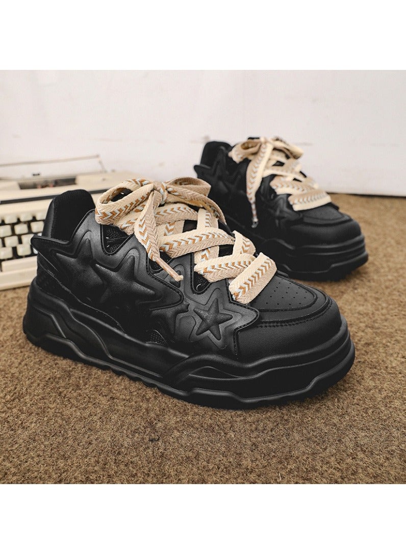 KUYING New Thick Sole Elevated Board Shoes  - Image 5