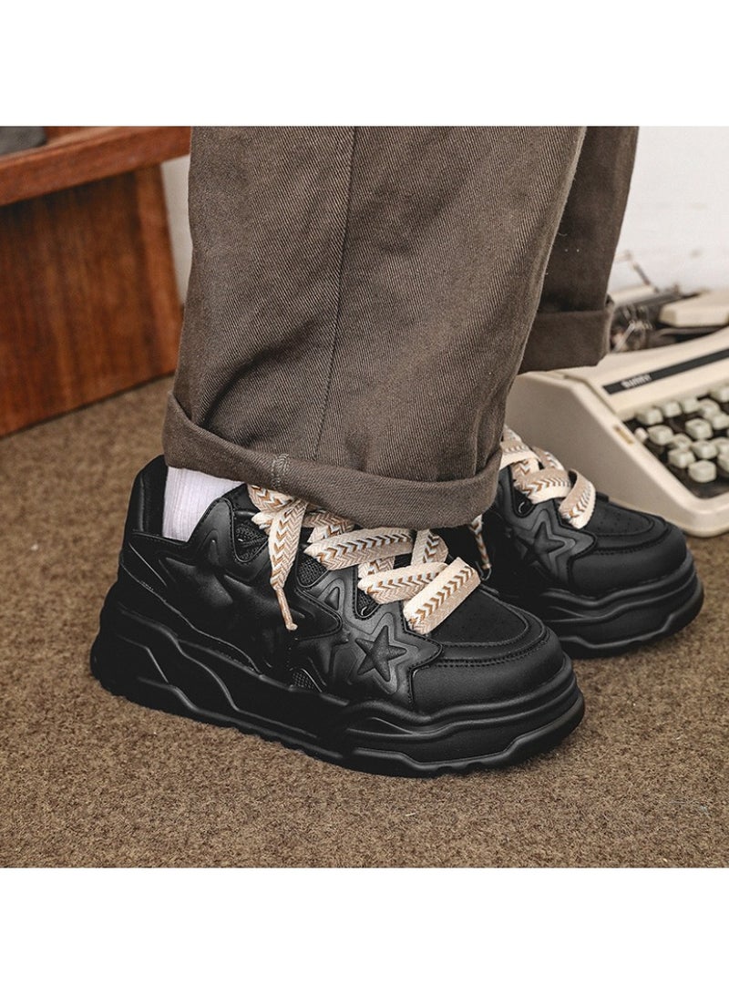 KUYING New Thick Sole Elevated Board Shoes  - Image 3