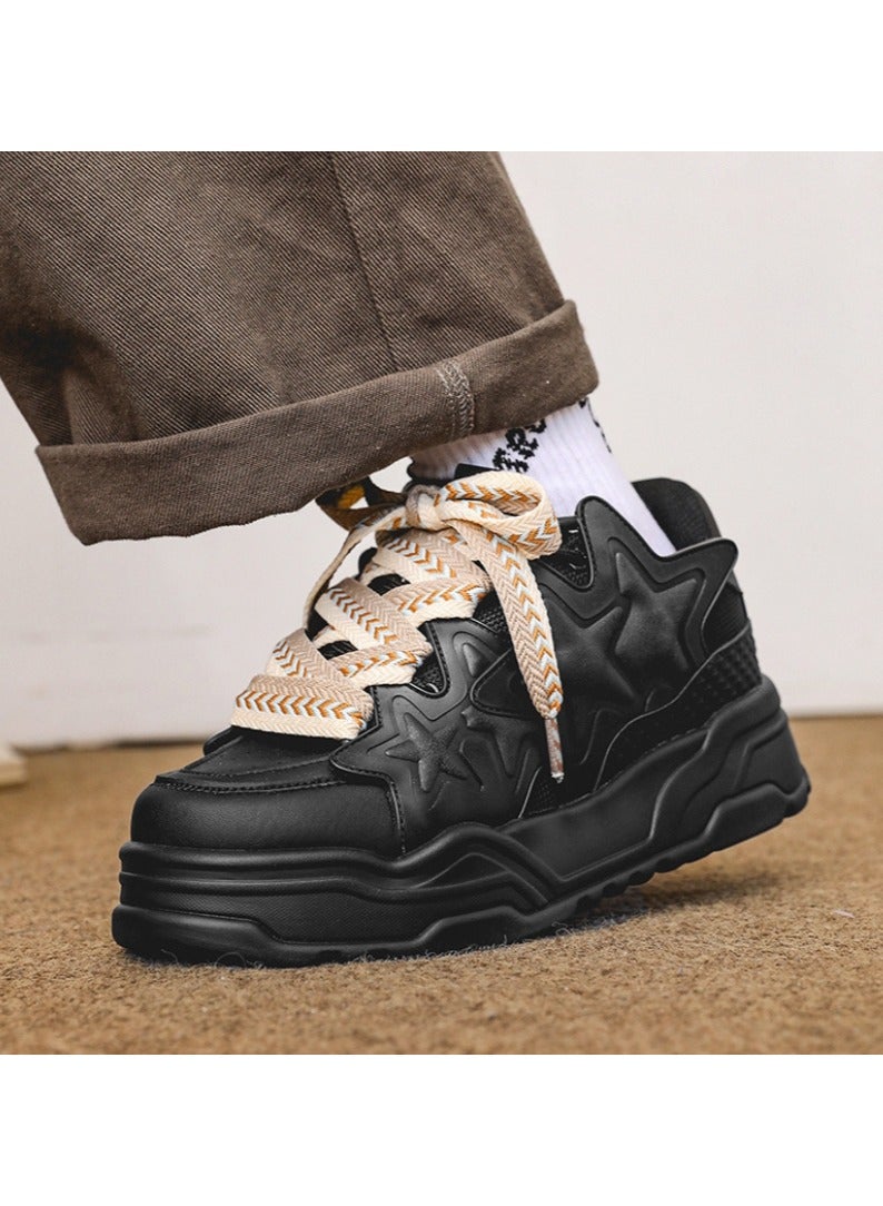 KUYING New Thick Sole Elevated Board Shoes  - Image 4