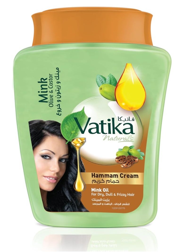 VATIKA Vatika Naturals Hammam Cream With Mink Oil & Olive - 225 Gm 