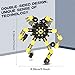 Charniol 20 Pcs Transformable Fidget Spinner Toys Funny Sensory Chain Robot Fidget Spinner DIY Deformed Mechanical Spiral Stress Relief Gifts for Kids Boys Adults Halloween Christmas Stuffers - Image 4