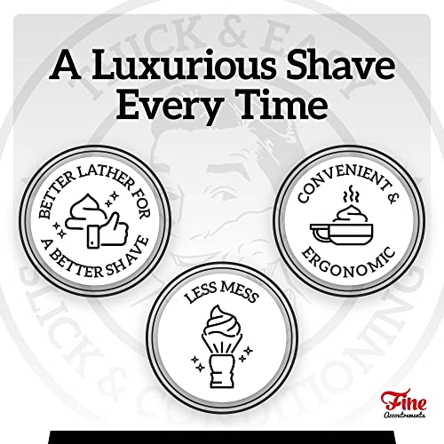 Fine ﻿Mr Lather Bowl, ﻿Gentleman's Ceramic Shaving Cream Bowl, Aerating Ribbed ﻿Texture, Brush Holder, Wall Mount Hole, Dark Color for Visual Contrast, Premium Stoneware Construction (Red) - Image 2