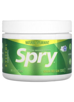 Xlear Xlear, Spry, Chewing Gum, Natural Spearmint, Sugar Free, 100 Pieces  - Image 1