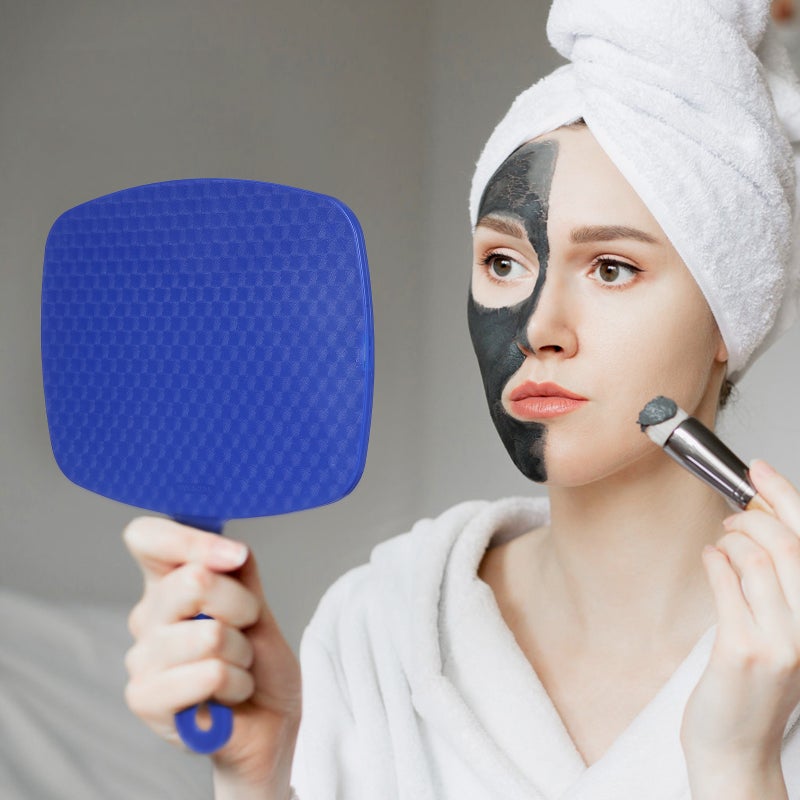 3 Pcs Handheld Mirror Makeup Mirror With Handle For Women Portable Personal Mirror Bathroom Hand Mirror Vanity Mirror For Home - Image 4