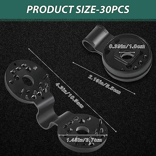 Optifit® 30pcs Clip for Fixing Net Cover In Place, Plastic Universal Clip for Fixing Sunshade, Bird Netting, Shade Net Cover for Gardening and Agriculture - Image 2