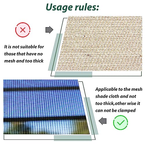 Optifit® 30pcs Clip for Fixing Net Cover In Place, Plastic Universal Clip for Fixing Sunshade, Bird Netting, Shade Net Cover for Gardening and Agriculture - Image 3