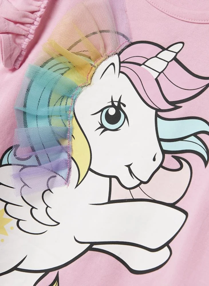 NAME IT Kids Unicorn Crew Neck T-Shirt