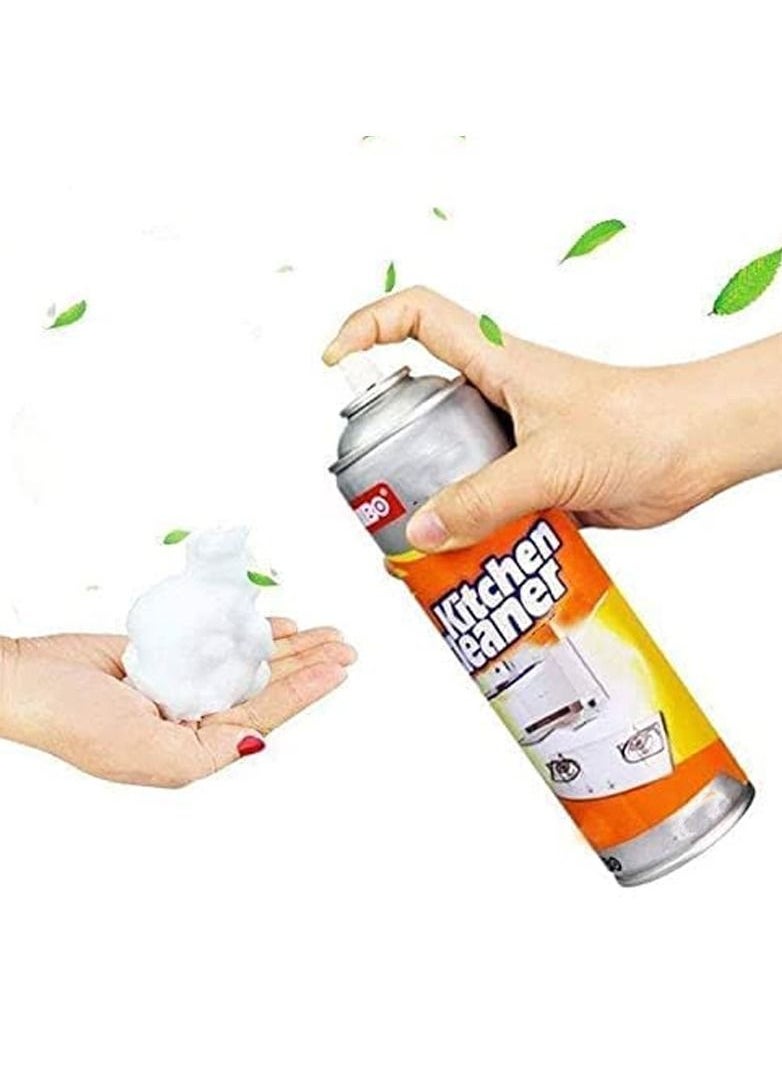 AIBI - Multipurpose Bubble Foam Cleaner Kitchen Cleaner Spray Oil & Grease Stain Remover Chimney Cleaner Spray Bubble Cleaner All Purpose Foam Degreaser Spray for Kitchen Bubble Cleaner Spray - Image 1