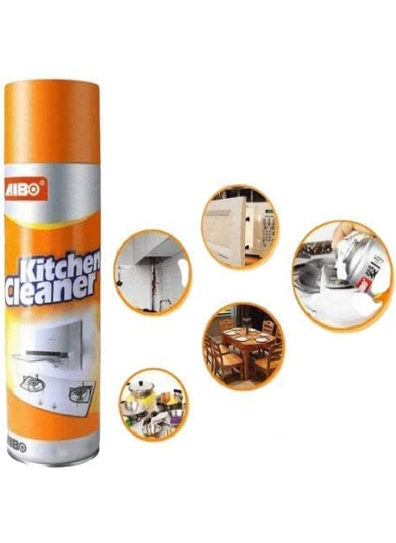 AIBI - Multipurpose Bubble Foam Cleaner Kitchen Cleaner Spray Oil & Grease Stain Remover Chimney Cleaner Spray Bubble Cleaner All Purpose Foam Degreaser Spray for Kitchen Bubble Cleaner Spray - Image 1