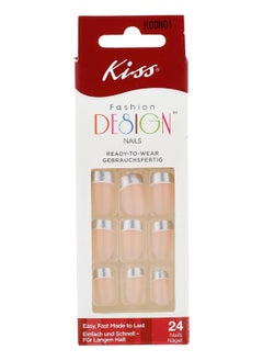KISS Kiss Fashion Design Nails KODN01C Love Injection 24 Nails 