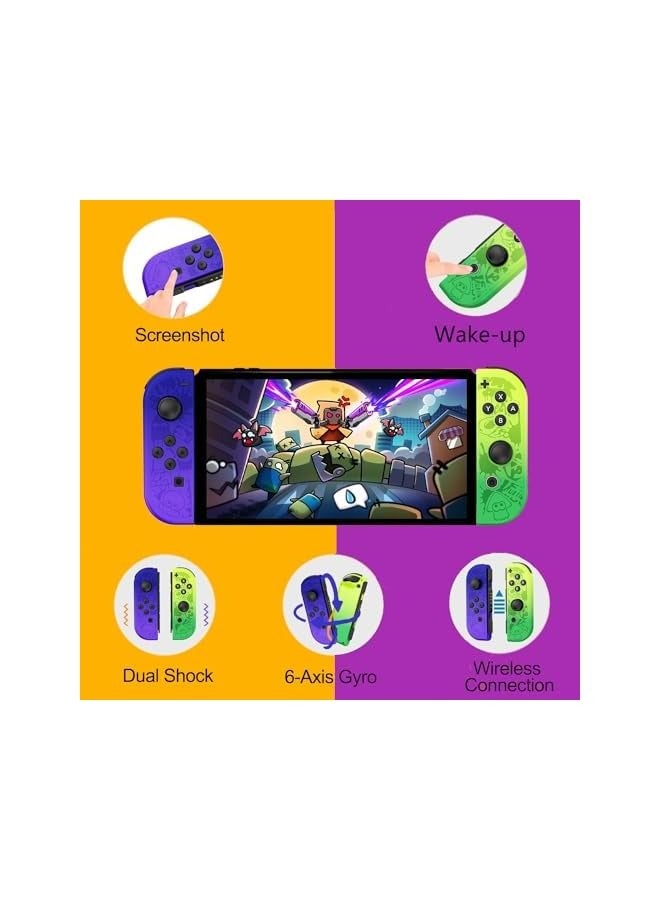 PROMASS Joy Cons for Nintendo Switch, L/R Wireless Replacement Joypad Controller - Image 2