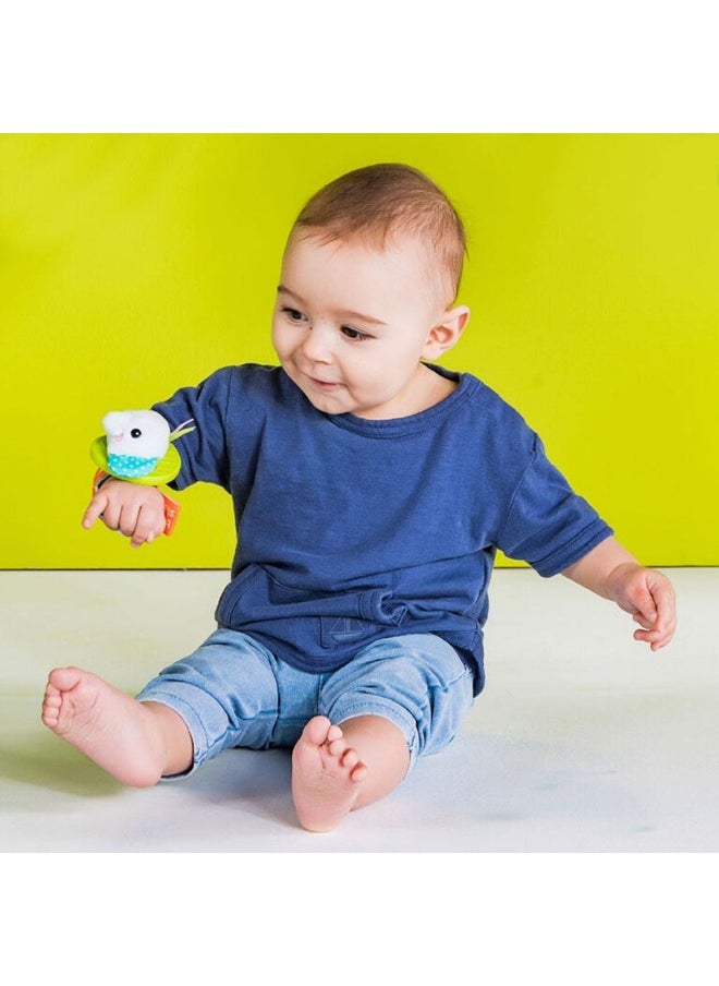 Bright Starts - Monkey & Elephant Wrist Rattle Teether Toy - Image 1