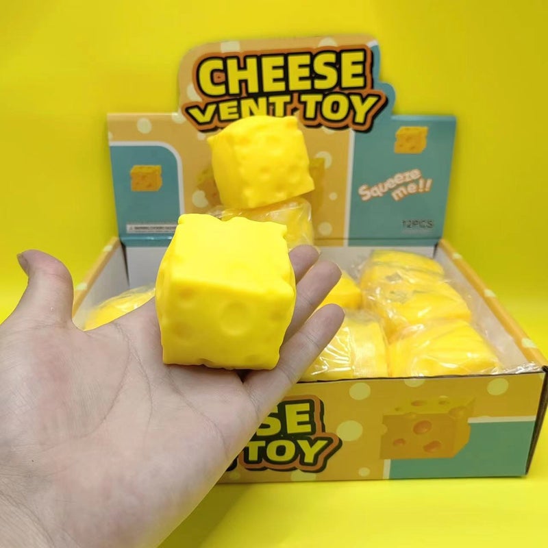 Mini Cheese Squishy Toy - Image 2