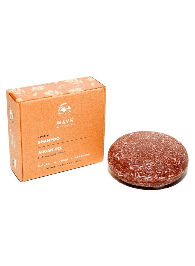 Clever Yoga Argan Oil Shampoo Bar 100% Vegan Bar Shampoo Moisturizing Shampoo For All Hair Types Handmade In The Usa - Image 1